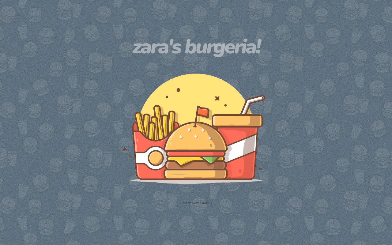 Carrd profile picture for @burger